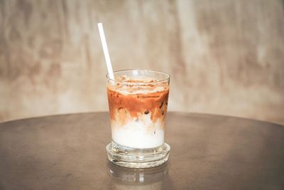 Close-up of coffee on table