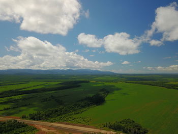 Scenic view of landscape against sky