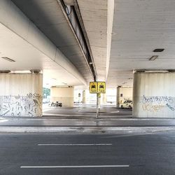 Empty corridor of building