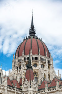 Low angle view of building against sky