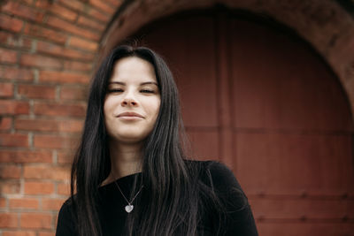 Portrait of a beautiful young woman