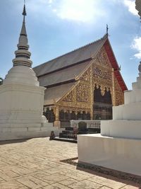 Temple against sky