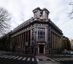 Low angle view of building against sky