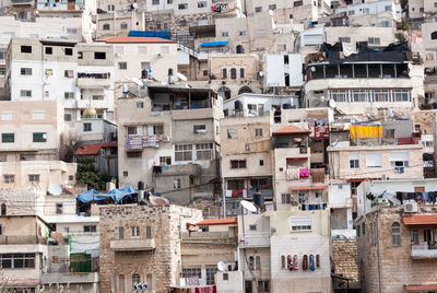 High angle shot of townscape