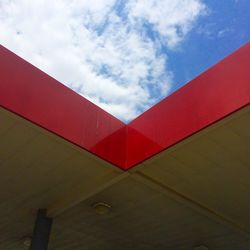 Low angle view of built structure against the sky