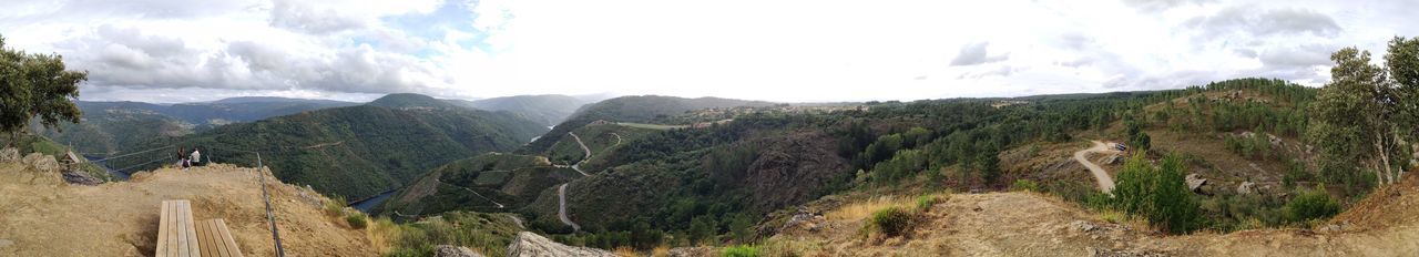 Panoramic view of landscape against sky