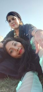 Portrait of a smiling young woman