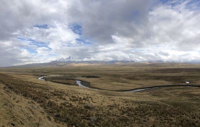Scenic view of landscape against sky