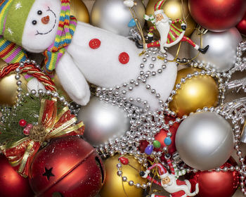 Close-up of christmas decoration