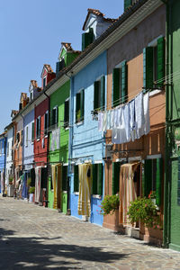 View of buildings in city