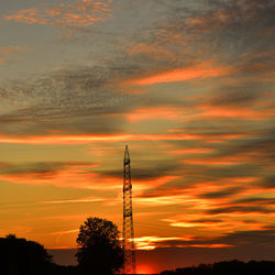 Scenic view of sunset