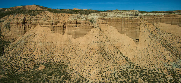Rock formations in a desert