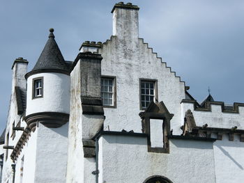 Low angle view of building against sky