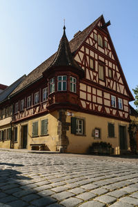 Low angle view of building against sky