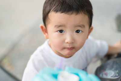 Portrait of cute boy