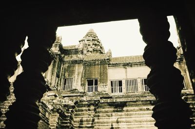 Low angle view of temple