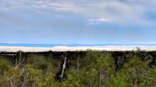 Panoramic view of landscape against sky