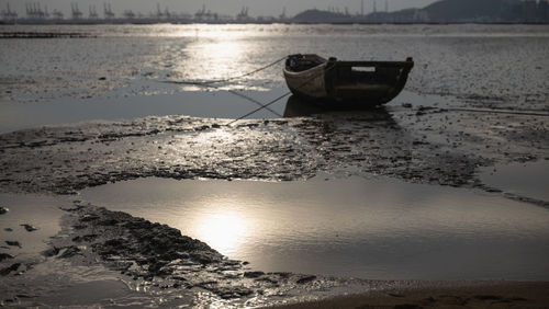 Boat in sea