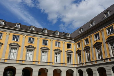 Low angle view of building against sky