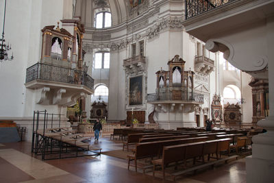 Interior of salzburg cathedral