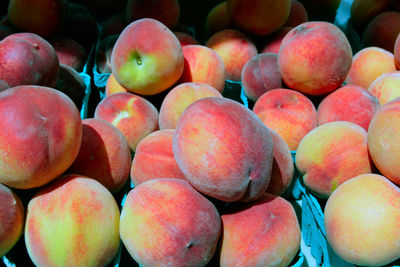 Close-up of apples for sale at market