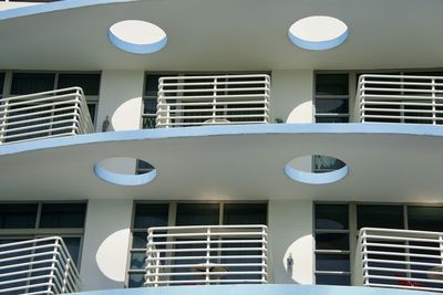 Low angle view of illuminated building