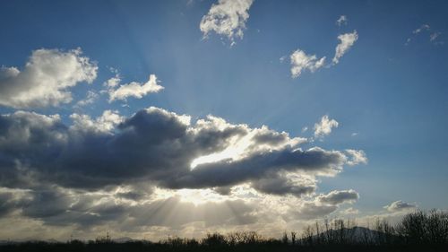 Low angle view of sky