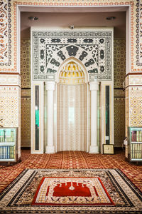 Interior of mosque