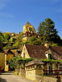 Gorgeous view in french village in the dordogne. beaux villages