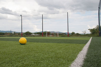 Soccer ball on field