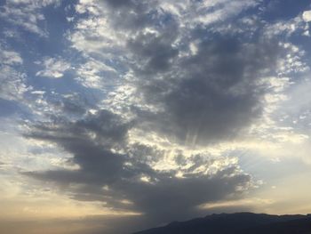 Low angle view of sky