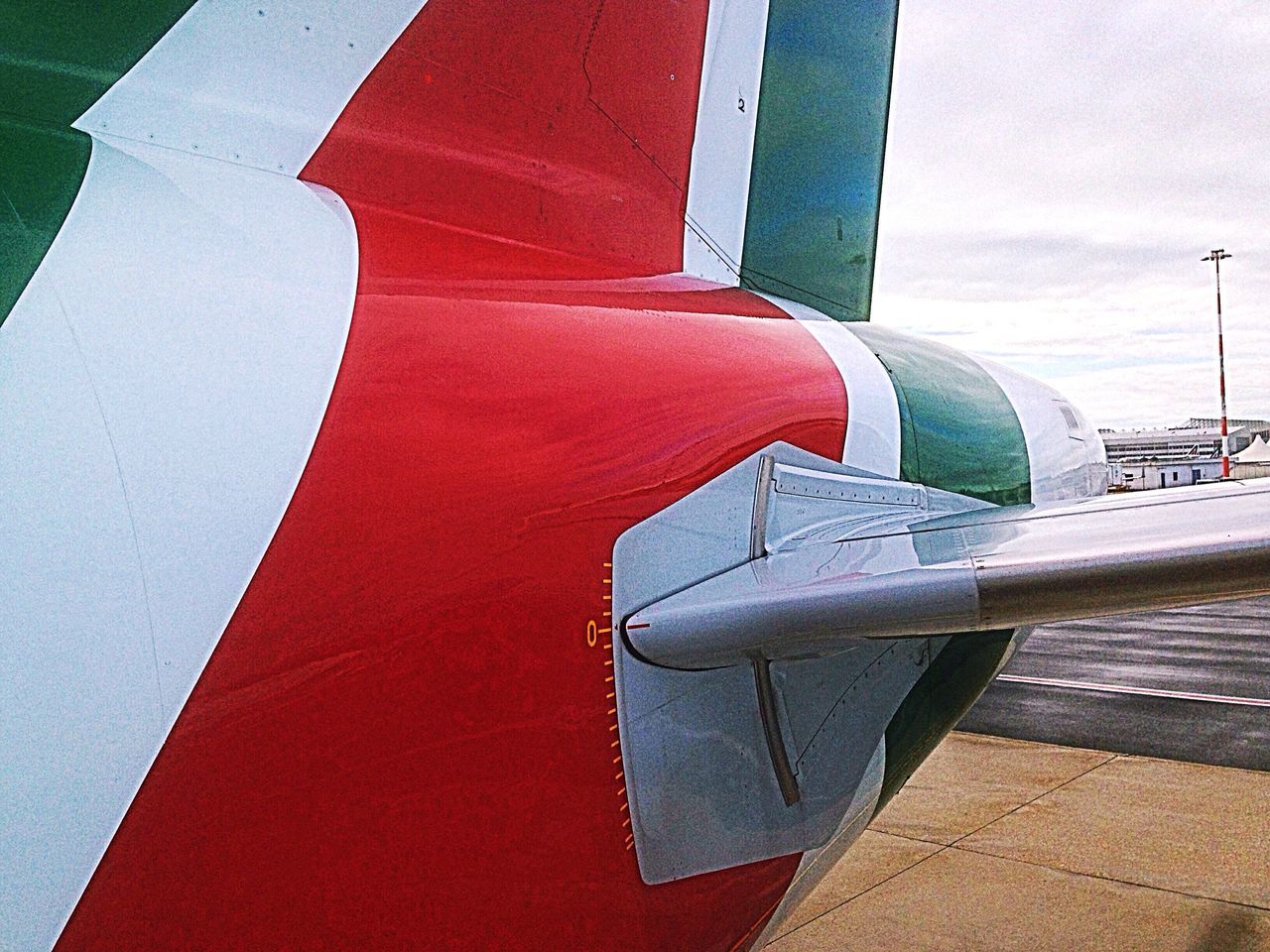 architecture, built structure, transportation, building exterior, red, day, outdoors, no people, water, part of, sunlight, mode of transport, cropped, sky, city, nautical vessel, travel, airplane, close-up, reflection