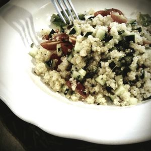 Close-up of food in plate