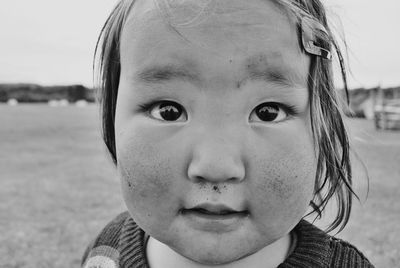 Close-up portrait of young woman