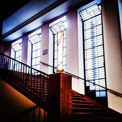 Staircase in building