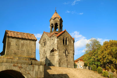 Gorgeous bell tower of haghpat monastery, unesco world heritage site in lori province of armenia