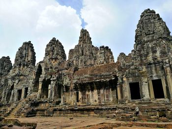 Low angle view of temple