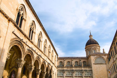 Low angle view of cathedral against sky