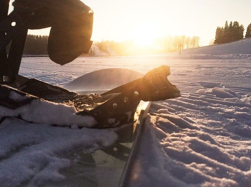 SURFACE LEVEL OF WATER DURING SUNSET