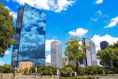 Low angle view of office building