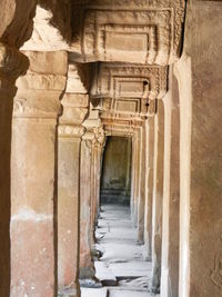 Corridor of old building