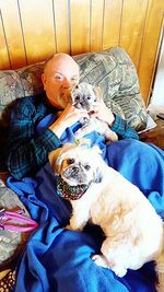 Woman looking at camera