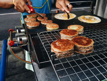 Close-up of grilled meat