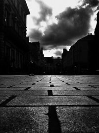 Surface level of buildings against sky