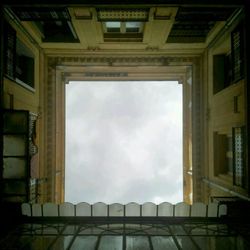 Low angle view of building against sky