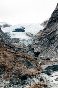 Low angle view of mountain 