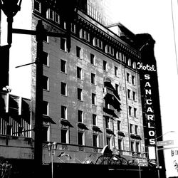 Low angle view of building against sky