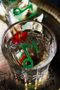 Close-up of drink in glass