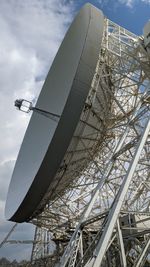 Low angle view of ferris wheel against sky