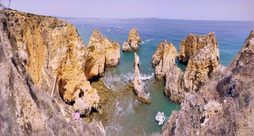 Panoramic view of sea against sky